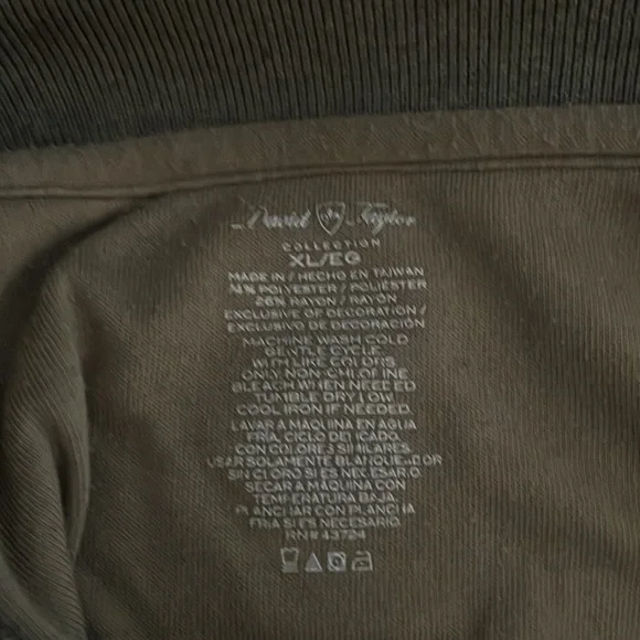 David Taylor Plaid Terry Cloth Polo - Picture 2 of 2